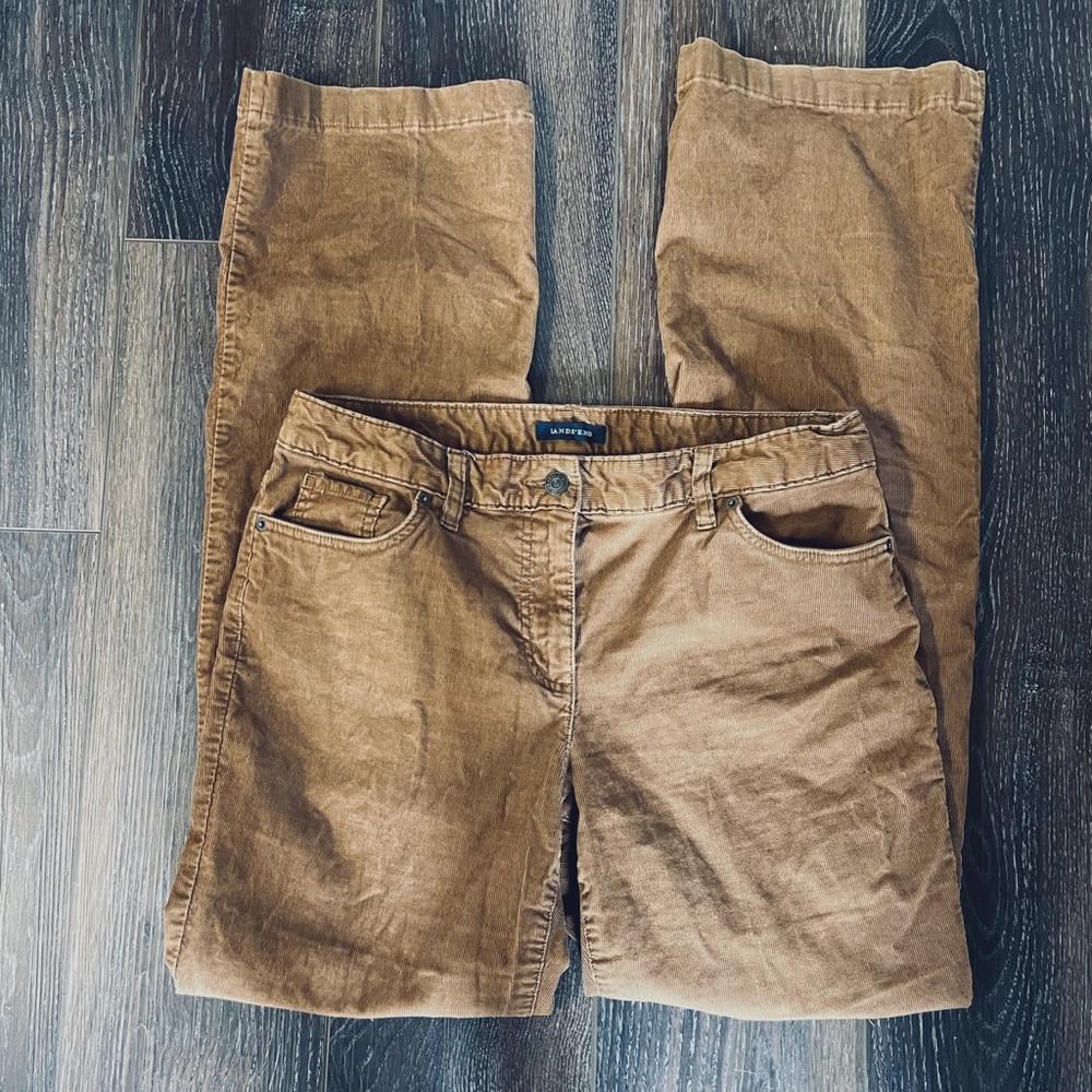 LANDS’ END Brown Size 10 Boot cut Corduroy Jeans